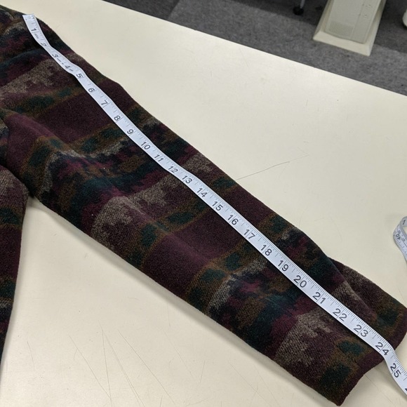 Vintage Wool Blend Aztec Print Coat Braetan XL - Picture 9 of 11